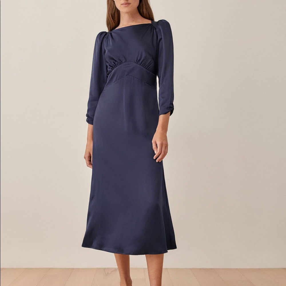 Reformation silk Arklow dress